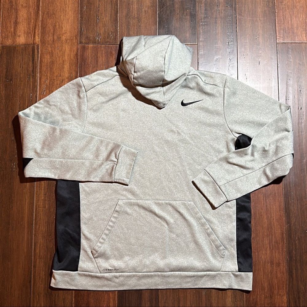 Nike Gray and Black Hoodie